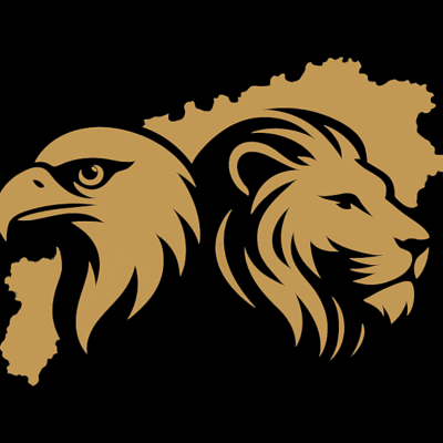 Logo Löwe Adler Schwarz