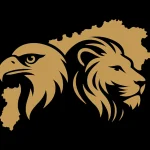 Logo Löwe Adler Schwarz